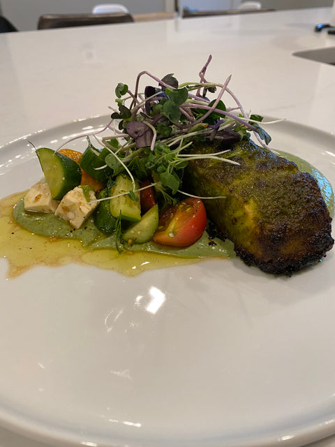 Herbed Moringa Salmon