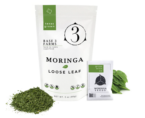 Moringa Loose Leaf, 3 oz Pouch